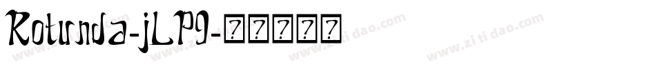 Rotunda-jLP9字体转换
