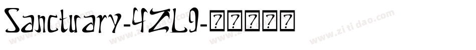 Sanctuary-4ZL9字体转换