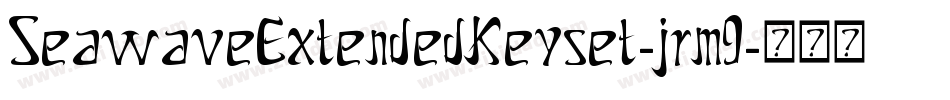 SeawaveExtendedKeyset-jrm9字体转换