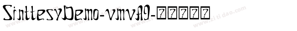 SinttesyDemo-vmvA9字体转换