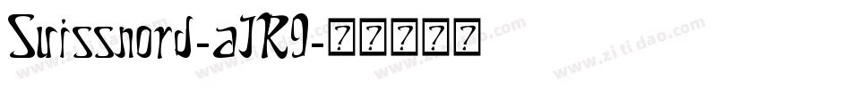 Suissnord-aJR9字体转换