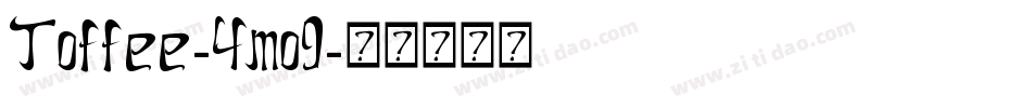 Toffee-4mo9字体转换