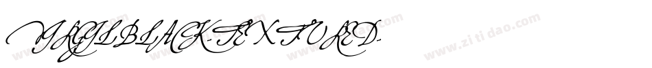 VIRGILBLACK-TEXTURED字体转换