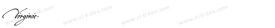 Virginie字体转换