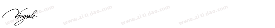 Virgule字体转换