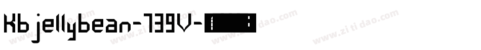 Kbjellybean-739V字体转换