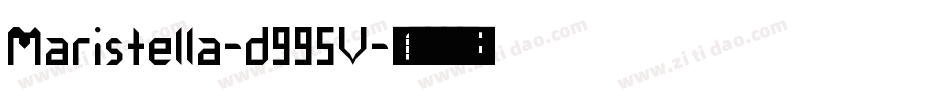 Maristella-d995V字体转换
