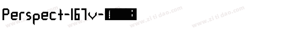 Perspect-167v字体转换