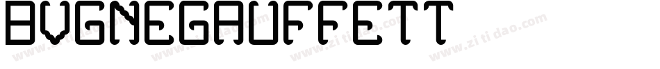 BVGNegAufFett字体转换