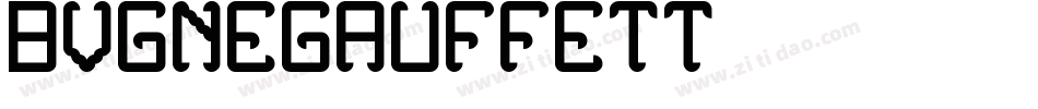 BVGNegAufFett字体转换