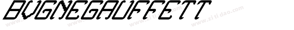 BVGNegAufFett字体转换