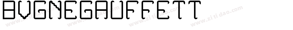 BVGNegAufFett字体转换