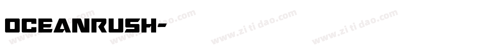 oceanrush字体转换