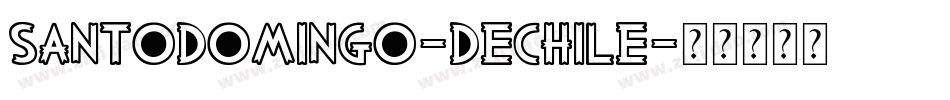 SantoDomingo-DeChile字体转换