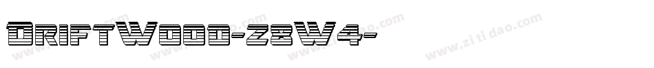 DriftWood-z8W4字体转换
