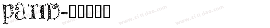 PATTD字体转换