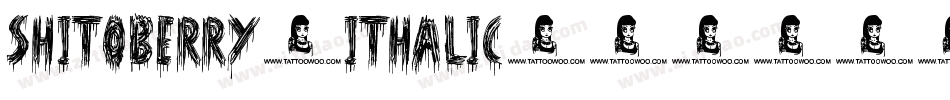Shitoberry-ithalic字体转换