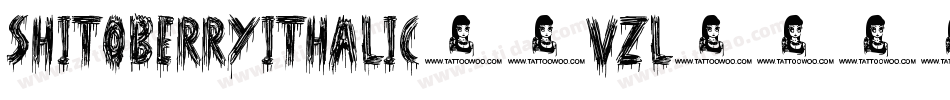 ShitoberryIthalic-1vZL字体转换