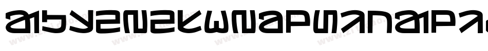AurebeshBoldItalic-B3Ol字体转换