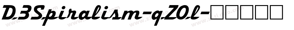 D3Spiralism-qZOl字体转换