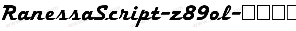 RanessaScript-z89ol字体转换