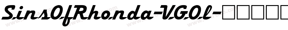 SinsOfRhonda-VGOl字体转换