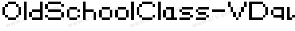 OldSchoolClass-VDqw字体转换