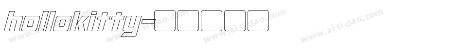 hollokitty字体转换