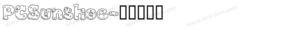 PCSunshoe字体转换