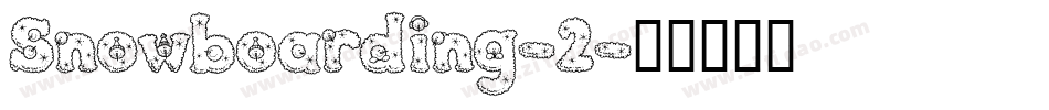 Snowboarding-2字体转换