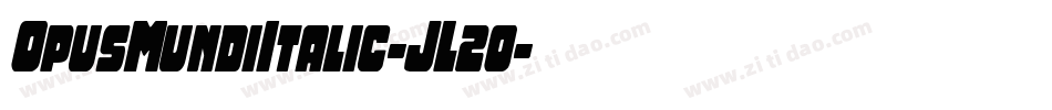 OpusMundiItalic-JL2o字体转换
