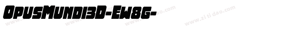 OpusMundi3D-Ew8g字体转换