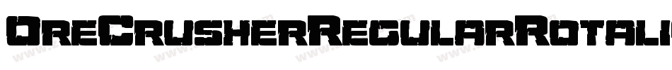 OreCrusherRegularRotalic-Pw1E字体转换