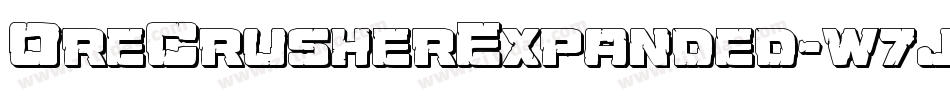 OreCrusherExpanded-w7j9字体转换 OreCrusherExpanded-w7j9字体转换