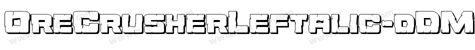 OreCrusherLeftalic-dDM7字体转换