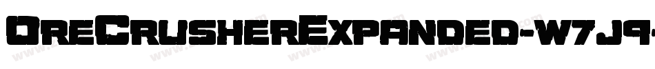 OreCrusherExpanded-w7j9字体转换 OreCrusherExpanded-w7j9字体转换