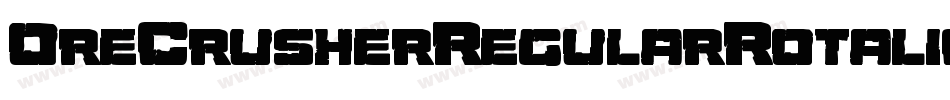 OreCrusherRegularRotalic-Pw1E字体转换