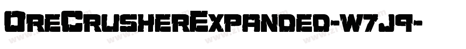 OreCrusherExpanded-w7j9字体转换 OreCrusherExpanded-w7j9字体转换