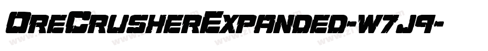 OreCrusherExpanded-w7j9字体转换 OreCrusherExpanded-w7j9字体转换