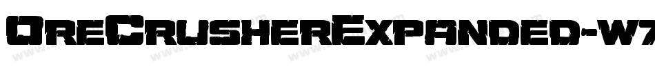 OreCrusherExpanded-w7j9字体转换 OreCrusherExpanded-w7j9字体转换