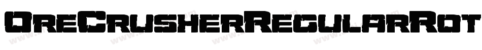 OreCrusherRegularRotalic-Pw1E字体转换