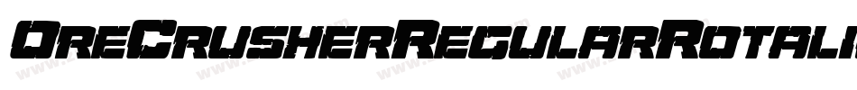 OreCrusherRegularRotalic-Pw1E字体转换