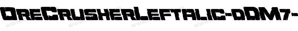 OreCrusherLeftalic-dDM7字体转换
