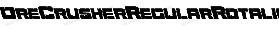 OreCrusherRegularRotalic-Pw1E字体转换