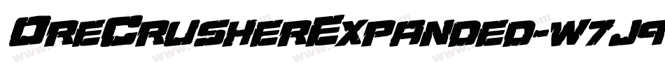 OreCrusherExpanded-w7j9字体转换 OreCrusherExpanded-w7j9字体转换