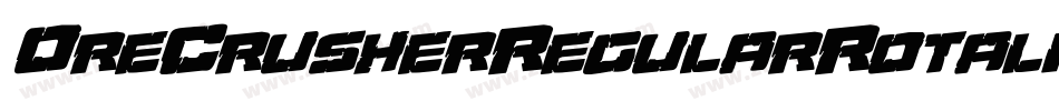 OreCrusherRegularRotalic-Pw1E字体转换