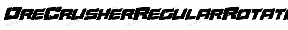 OreCrusherRegularRotate-LMw4字体转换