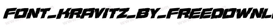 font_kravitz_by_freedownloadsandmore字体转换