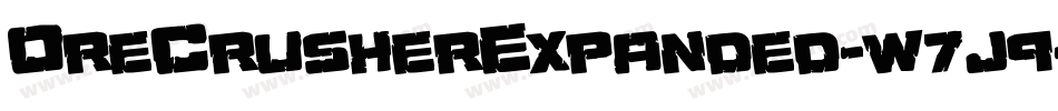 OreCrusherExpanded-w7j9字体转换 OreCrusherExpanded-w7j9字体转换
