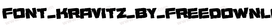 font_kravitz_by_freedownloadsandmore字体转换
